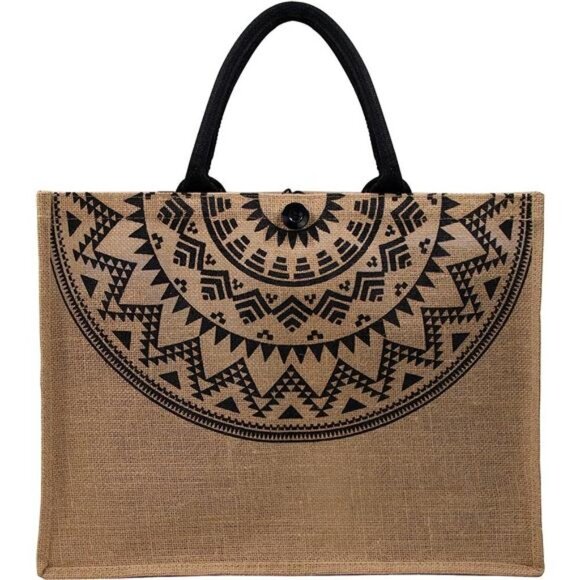 Tote Handmade Weaving Print Bohemian Print - Picture 6 of 6